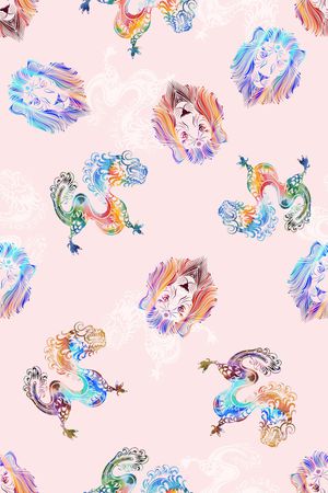 小清新印花华亿平台图片