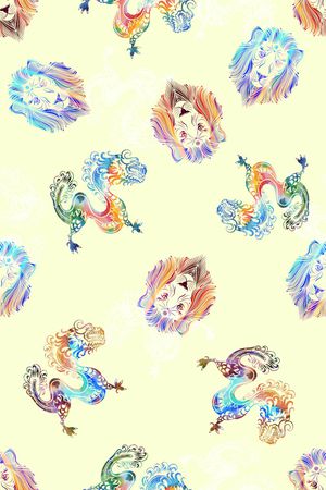 小清新印花华亿平台图片