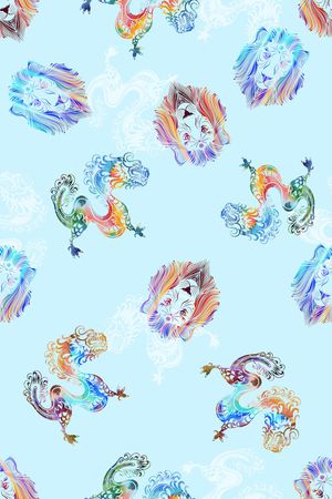 小清新印花华亿平台图片