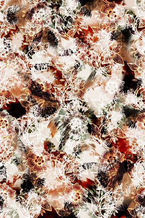 抽象印花华亿平台图片