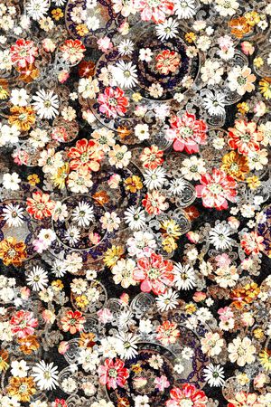 复古印花华亿平台图片