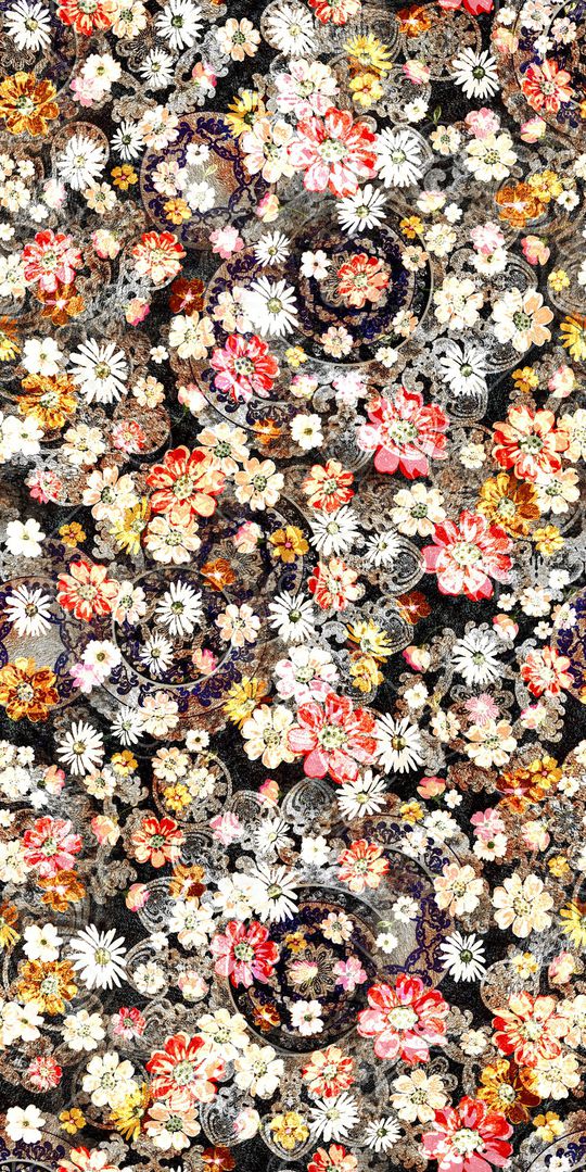 复古印花华亿平台图片