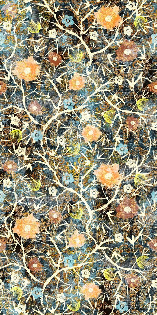 复古印花华亿平台图片