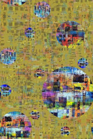 抽象印花华亿平台图片