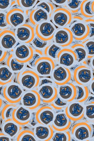 抽象印花华亿平台图片