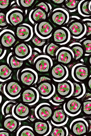 抽象印花华亿平台图片