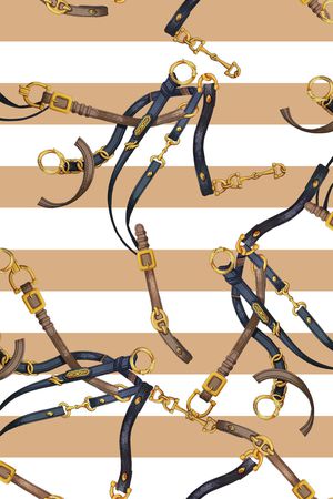 条纹印花华亿平台图片