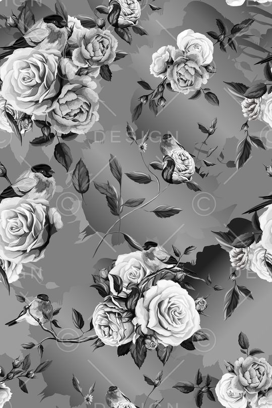 牡丹印花华亿平台图片