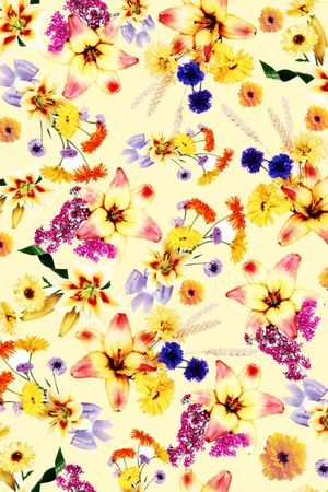 绿植树叶印花华亿平台图片