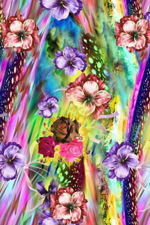 大牌风印花华亿平台图片