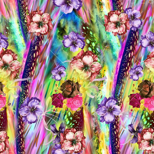 大牌风印花华亿平台图片