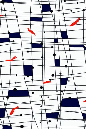 抽象印花华亿平台图片