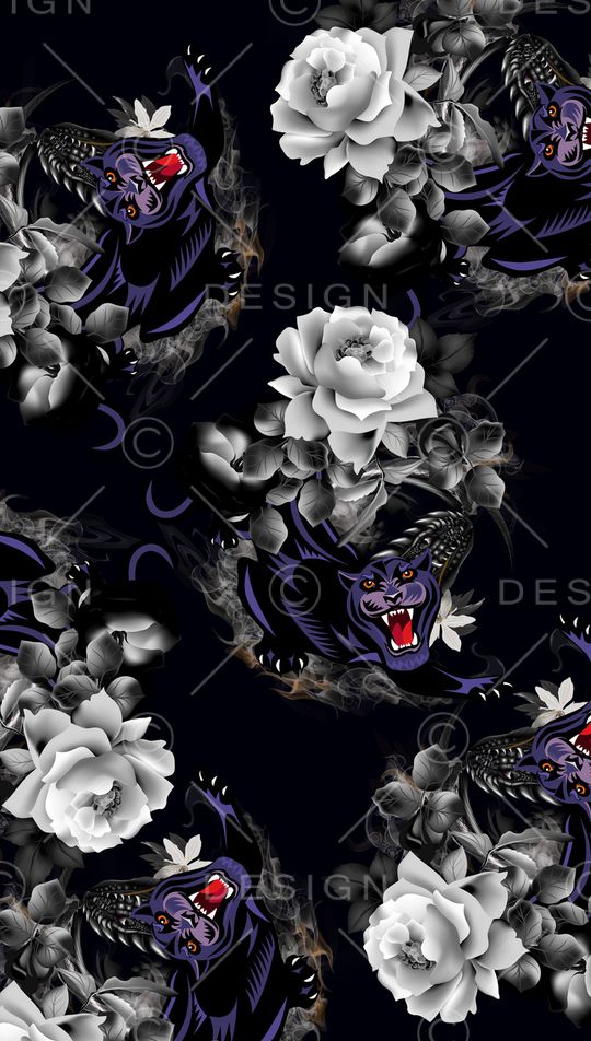 抽象男装印花华亿平台图片