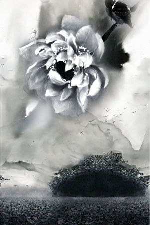 水彩印花华亿平台图片