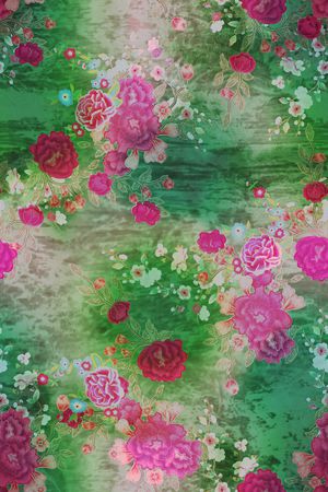 手绘印花华亿平台图片