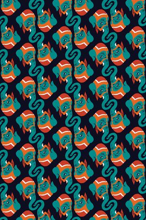 动物纹印花华亿平台图片