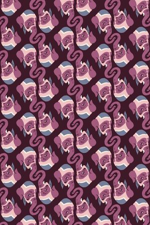 动物纹印花华亿平台图片