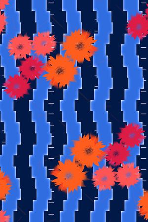 抽象印花华亿平台图片