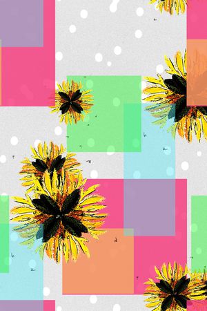 抽象印花华亿平台图片