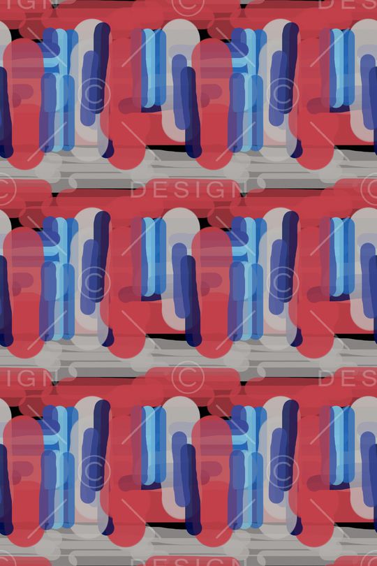 条纹图案印花华亿平台图片