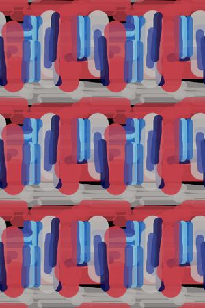 条纹图案印花华亿平台图片