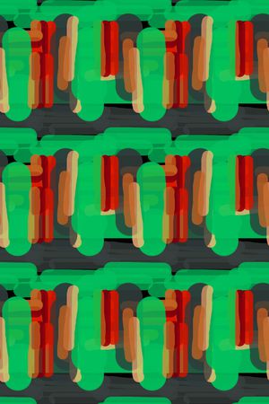 条纹图案印花华亿平台图片