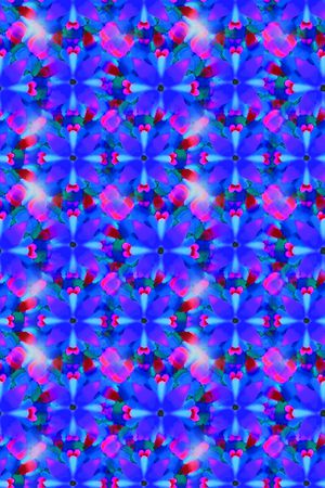 抽象花卉印花华亿平台图片