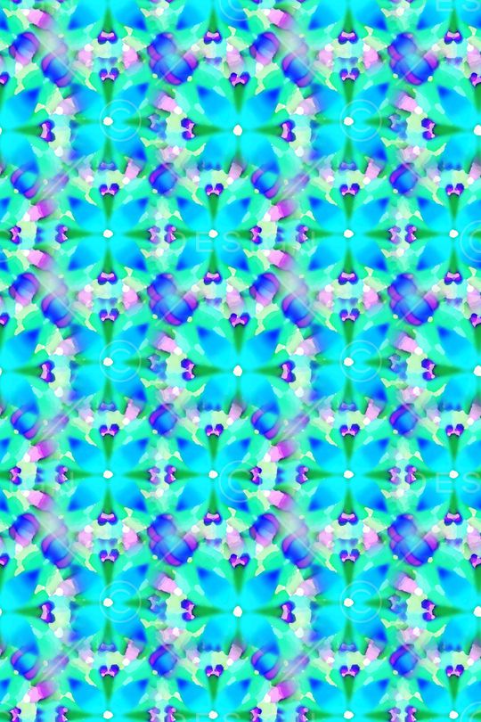 抽象花卉印花华亿平台图片