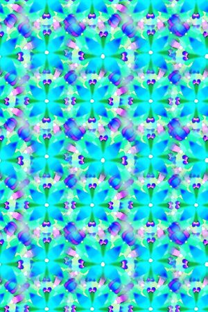 抽象花卉印花华亿平台图片