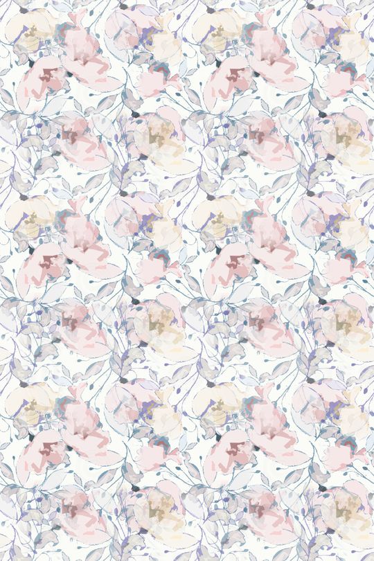 抽象花卉印花华亿平台图片