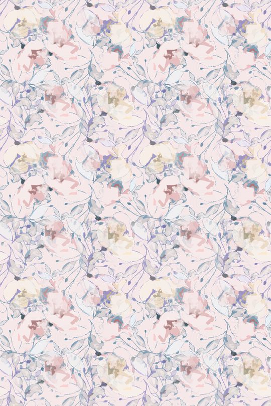 抽象花卉印花华亿平台图片