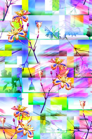 植物印花华亿平台图片