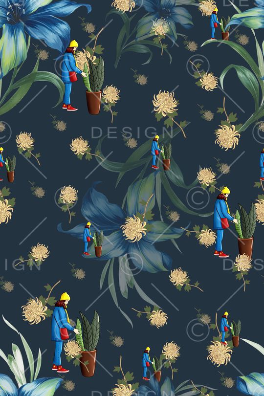 大牌风印花华亿平台图片