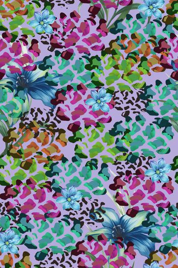 大牌风印花华亿平台图片