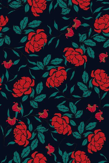 小碎花印花华亿平台图片