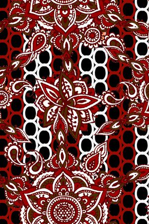 抽象印花华亿平台图片