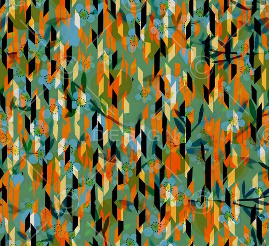 抽象印花华亿平台图片