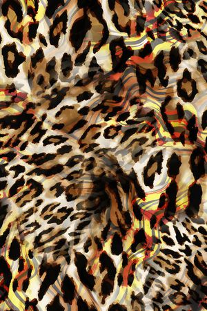 豹纹印花华亿平台图片