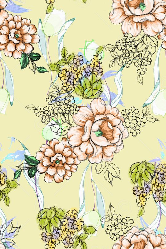 大牌风印花华亿平台图片