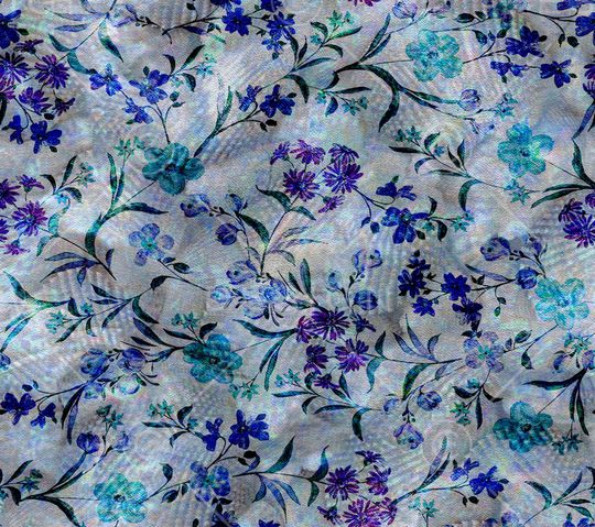 抽象花卉印花华亿平台图片