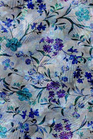 抽象花卉印花华亿平台图片