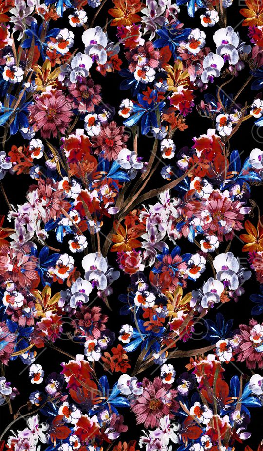 秋冬华亿平台印花华亿平台图片