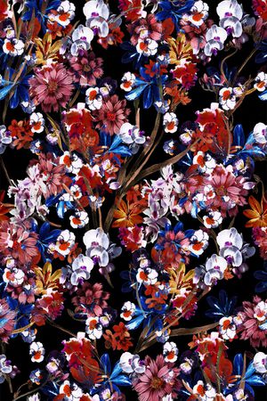 秋冬华亿平台印花华亿平台图片