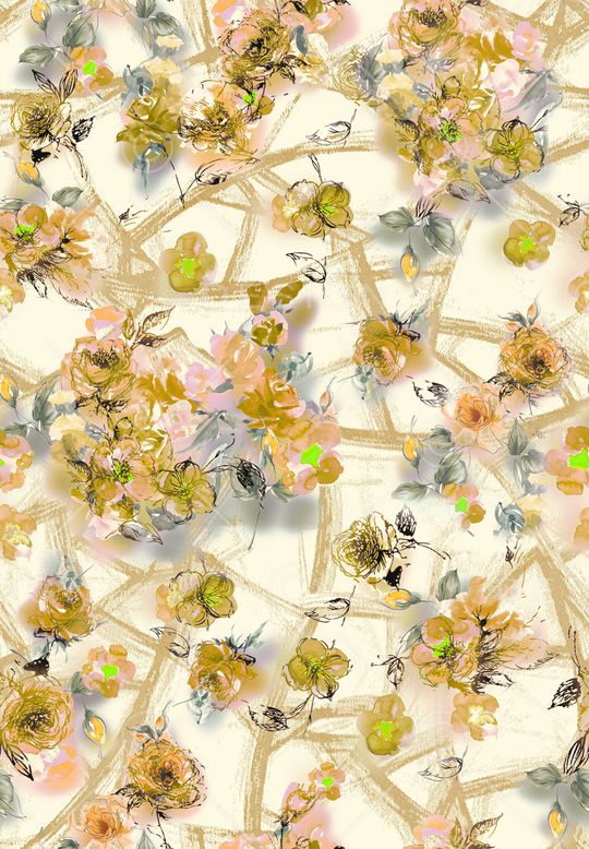 秋冬华亿平台印花华亿平台图片