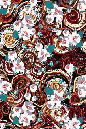 大牌风印花华亿平台图片