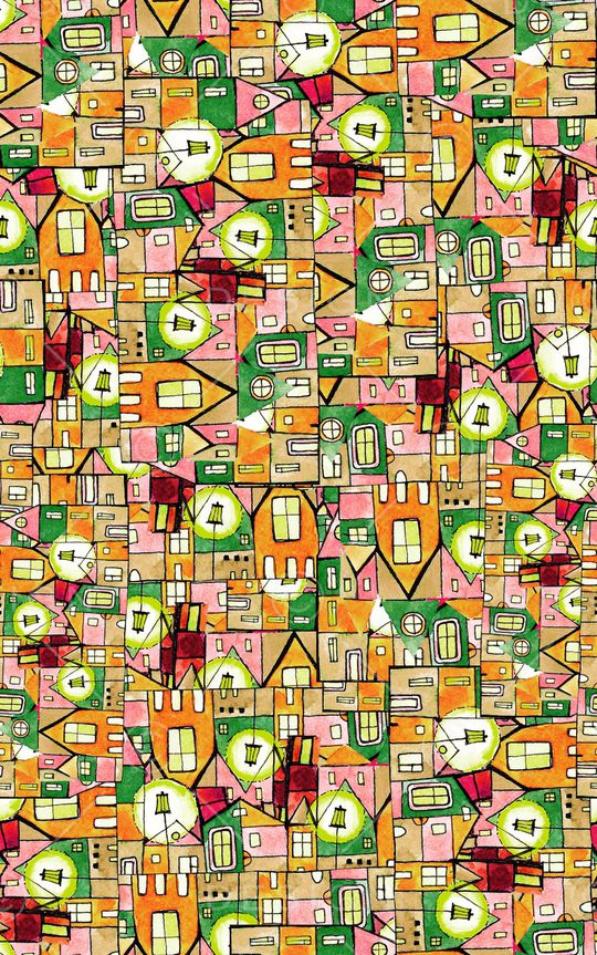 线条印花华亿平台图片