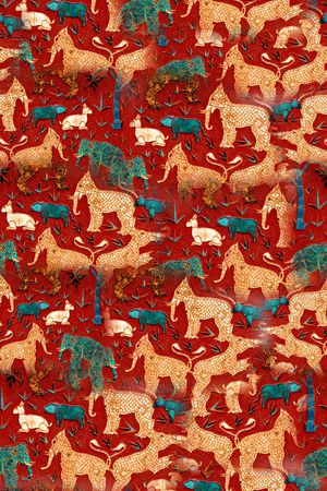 抽象印花华亿平台图片