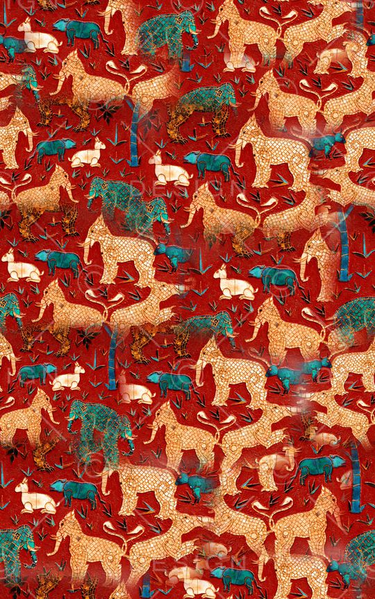 抽象印花华亿平台图片