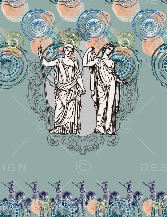 古典花纹印花华亿平台图片