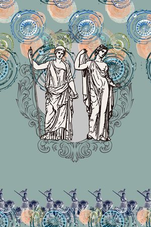 古典花纹印花华亿平台图片